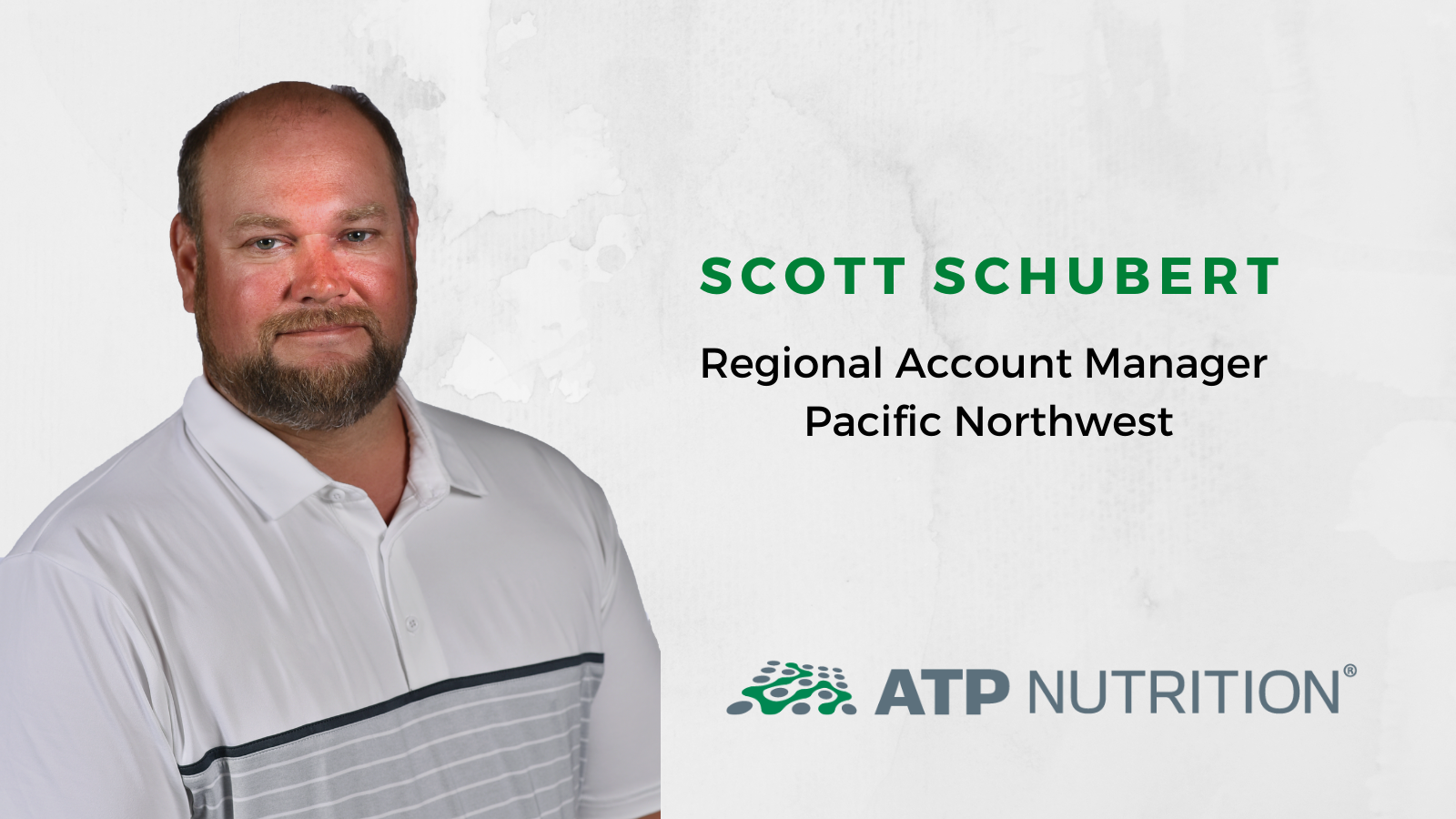 ATP Nutrition welcomes Scott Schubert to the team